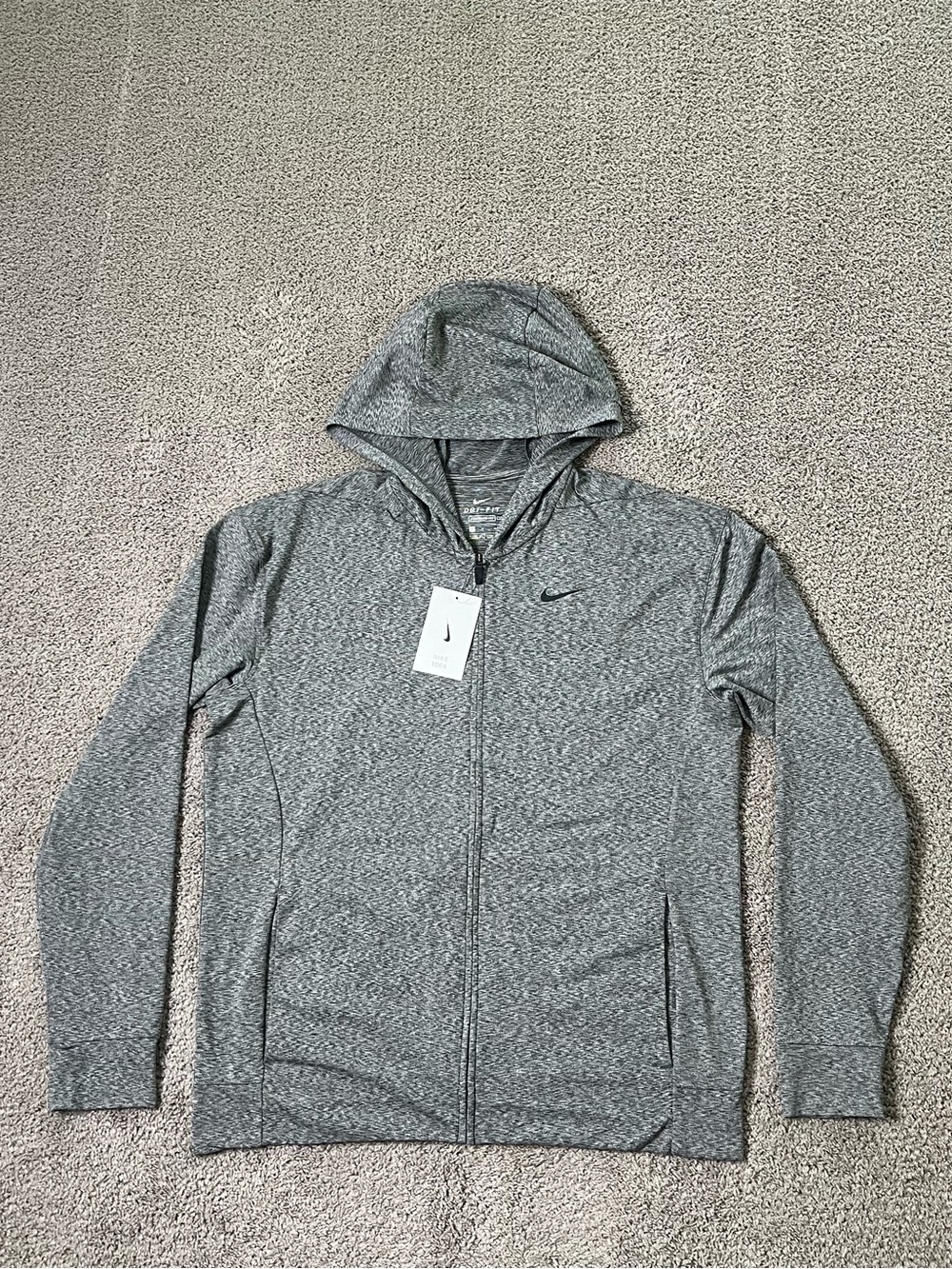 Nike Yoga Dri-FIT Full-Zip Training Hoodie Men’s Size Medium
